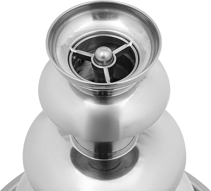 6.61 lbs Chocolate Fountain Machine, 4-Tier Chocolate Fondue Party Fountain, 86-302℉, Digital Chocolate Fountain Machinefor Party Wedding & Events,
