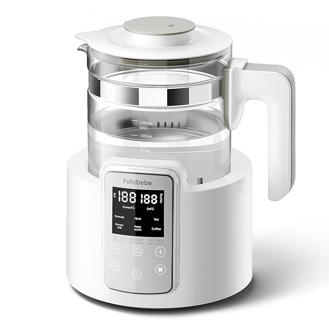 Instant Water Warmer, Formula Make, Baby Milk Warmer Faster Cooling Fan, Baby Bottle Warmer with LCD Display, Breastmilk Warmer Accurate Temperature Control, 24/7 Keep Warm, Electric Tea Kettle,Coffee
