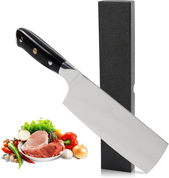 Premium Damascus Kitchen Knife Set - High Carbon Stainless Steel Cooking Knives for Home and Kitchen, Professional Chef Knife Kitchen Set with Ergonomic Handles, Perfect for Slicing, Chopping & Dicing