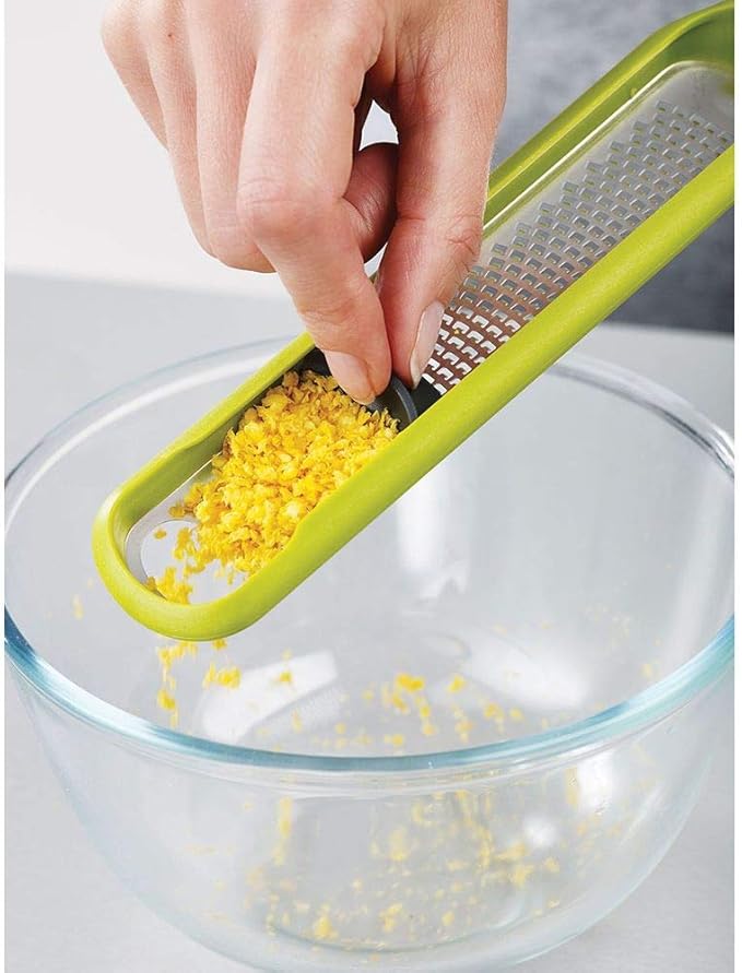 Joseph Joseph Handi-Zest Multi-Function Zester with Blade Wiper, Green