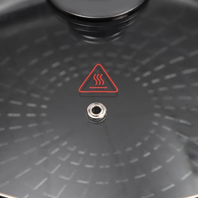 Electric Hot Pot with Induction Cooker Non-Stick Electric Skillet, Electric Pot for Cooking Burner with Shabu Shabu Pot Enjoy Chinese Hot Pot with Family and Friends (Dark Green)