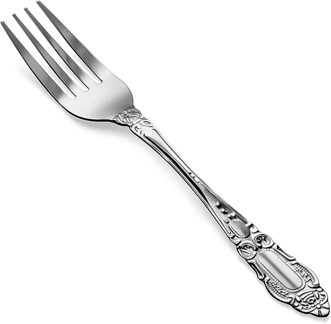 DecorRack 36 pieces Dinner Forks, Food Grade Quality Stainless Steel Forks, 7.5 inches, Flatware Table Forks, Salad Forks, for Home, Kitchen or Restaurant, Metal Silverware, Dishwasher Safe (36 Pack)