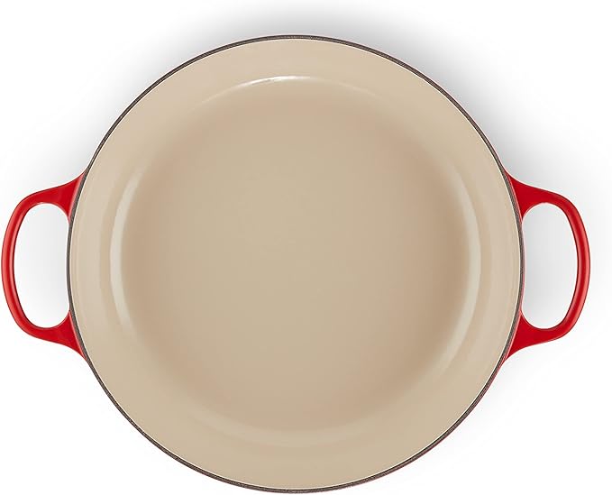 Le Creuset Enameled Cast Iron Signature Braiser, 5 qt, Cerise