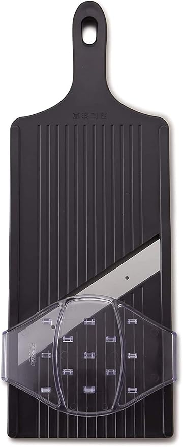 Suncraft AL-58 Cabbage Slicer, Julienne Thin 0.04 inch (1 mm), Fluffy Shop Finish, Wide 5.5 inches (14 cm), 15.2 x 5.5 x 0.7 inches (38.2 x 14.0 x 1.8 cm), Black, Includes Safety Holder, Made in Japan