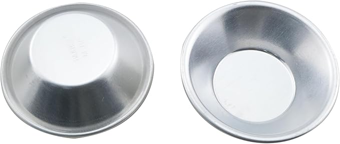 TAODAN 12PCS Aluminum Alloy Pudding Baking Moldlings Kitchen Baking Tool Tart Moldlings Suitable for Quiche and Pies