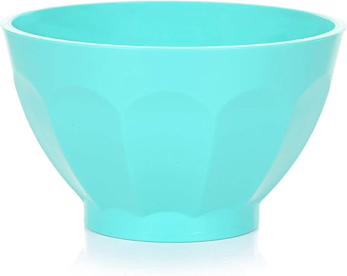 Mintra Colorful Unbreakable Plastic Bowl 4pk - (Medium - 750ml, Teal) - (Part Of A Set) - Salad, Snacks, Breakfast Cereal, Fruit, Popcorn, Soup - Shatterproof, BPA Free