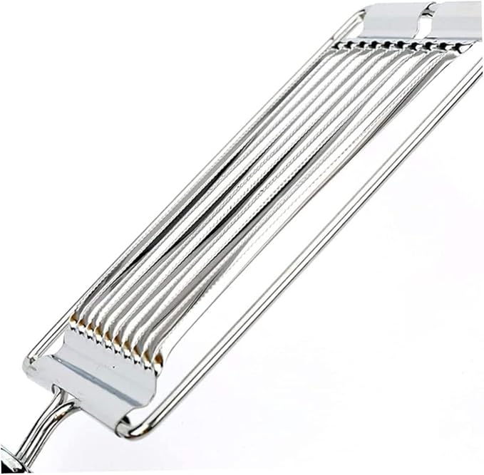 Tomato Slicer Stainless Steel Eggs Slicer with 10 Singing Cutting Wires Handheld Strawberry Tomato Cutter for Kitchen