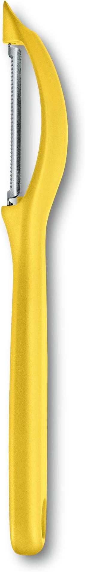 Victorinox Swiss Classic 2 Piece Stainless Steel Paring Knife and Peeler Set with Yellow Fibrox Handles