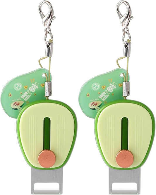 2Pcs Avocado-Shaped Fruit Vegetable Peeler – 2025 New Stainless Steel Blade, Portable Keychain, Ergonomic Design for Apples Cucumbers Potatoes