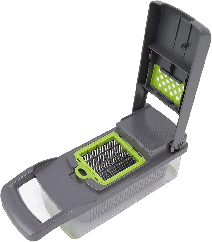 Multifunctional Vegetable Chopper, Food with Mandoline, Egg White Separator, Garlic Grinder for Potato Carrot Onion