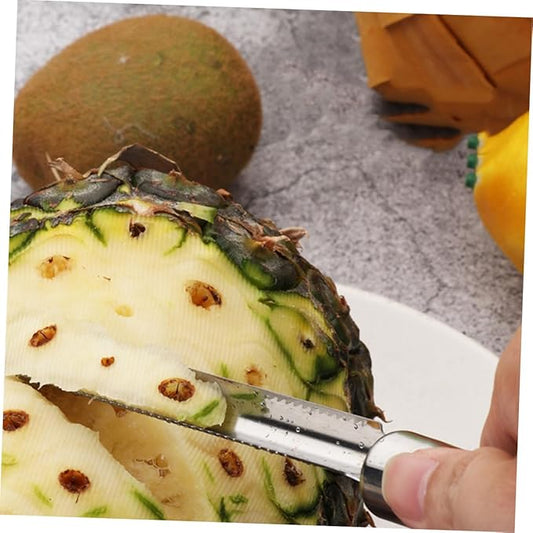 3-Piece Multi-Functional Grater Set Stainless Steel Lemon Zester Pineapple Grater Coconut Manual Kitchen Tool for Fruits and Vegetables for Baking and Cooking