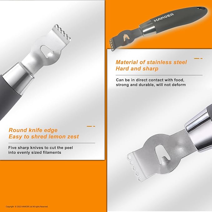Lemon Zester Channel knife Vegetable Peeler