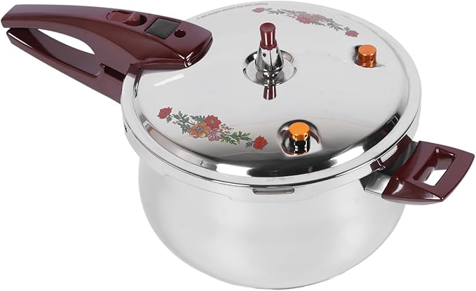 Generic Pressure Cooker, 80KPA Stainless Steel Pressure Canner Pressure Cooker with Ergonomic Handle for Induction Cooktops, Gas Cooktops, Open Flames Using (6L), Genericgw5tu3c8sd-11