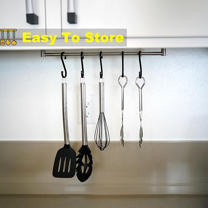 9-Inch Heavy Duty Stainless Steel Kitchen Tongs - Comfortable Ergonomic Grip, Scissor Design, Heat Resistant for BBQ and Cooking