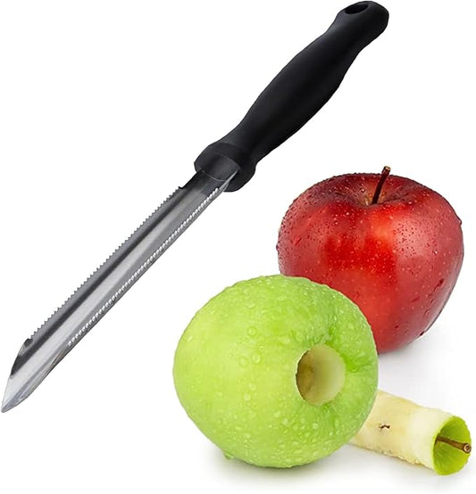 Better Houseware Stainless Steel Apple Corer Jalapeno Zucchini Cucumber Stainless Steel Corer - Effortless Seed Removal and Precise Slicing - Kitchen Essential for Flavorful Creations.