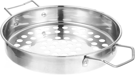 UPKOCH Stainless Steel Colander Spoon Large Mesh Food Strainer for Cooking for Draining Seafood Vegetables and Fruits for Hot Pot and Kitchen Use