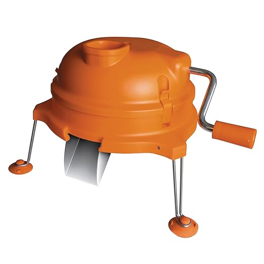 Dynamic DC3 3/4 / CL009 Manual Tabletop Vegetable Dicer, Orange, "3/4"" orange"