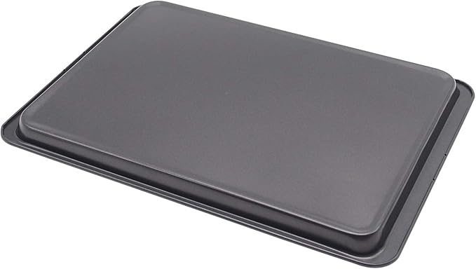 HYTK 2PCS Cookie Sheet 10x14.5 Inch (Inner 9x13) Baking Sheet Nonstick Heavy Carbon Steel Baking Pans Bakeware