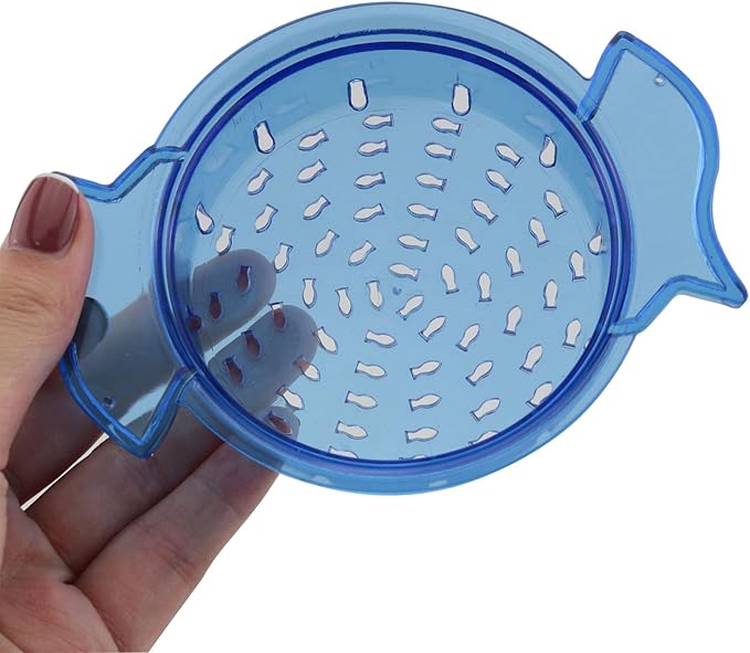 Can Colander DGBRSM Tuna Can Strainer Blue Food Can Strainer Filter Used for Regular Size Food Can Filter 12x9x3CM