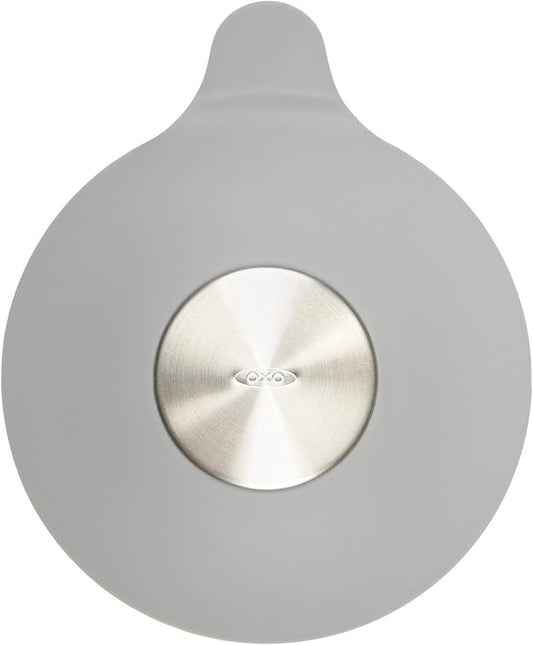 OXO Good Grips Silicone/Stainless Steel Tub Stopper, Grey