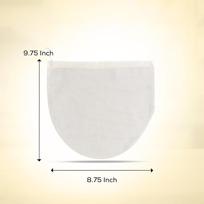 Mrs. Anderson’s Baking Jelly Strainer Bags, Natural Cotton Fine Mesh, Set of 2