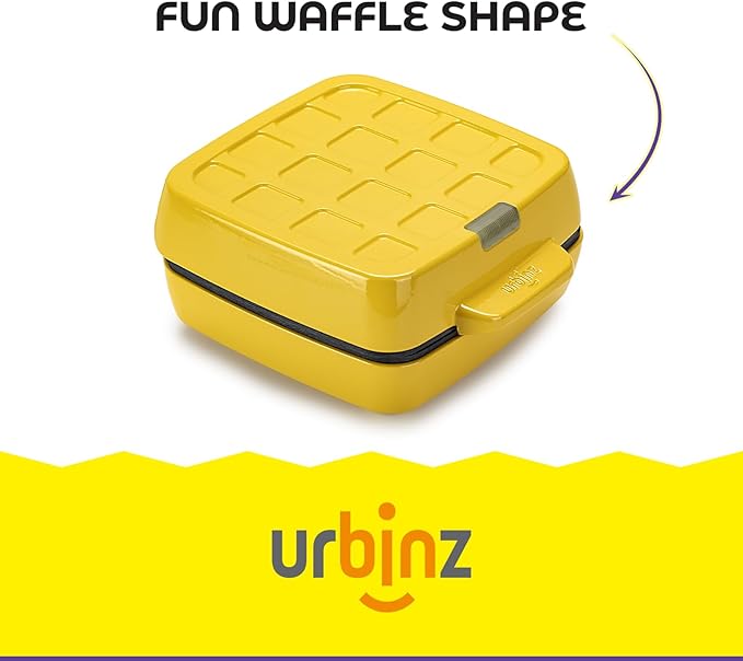 Mini Electric Waffle Maker – Fun Waffle Shape – Non-Stick Coating, Easy to Clean – Perfect for Kids, Families, Dorms, Apartments, RVs – Gift for Holidays, Birthdays, Weddings