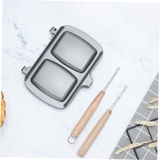Double Sided Frying Pan Sandwich Fry Pan Stovetop Press Breakfast Sandwich Maker