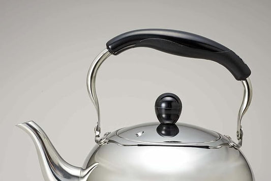 Pearl Metal H-1723 Kettle, 8.1 gal (3.0 L), Induction Compatible, Stainless Steel, Moon Drop
