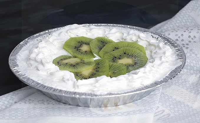 MT Products 8 Inch Outer Rim Disposable Aluminum Foil Tart/Pie Pan 1.25" Deep - Inside Measures 7 inches x 1.25 inches -(Thicker 45 Gauge) (1000 Pieces)