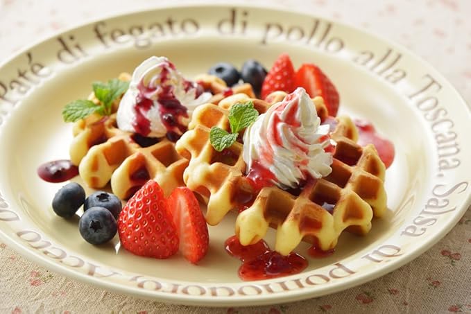 Yoshikawa SJ2275 Waffle Maker, Hot Single, Fluorine Processed, For Gas Fire, Black, 13.6 x 5.6 x 1.3 inches (34.5 x 14.3 x 3.2 cm)