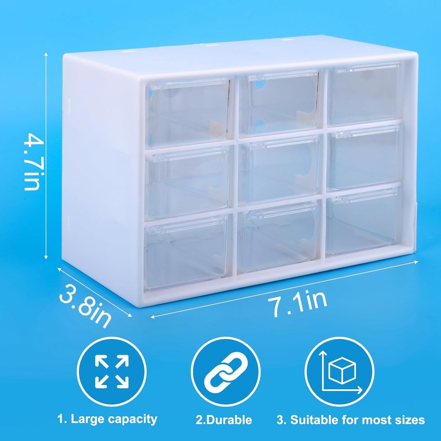 Straw Covers Organizer for Stanley Cup,Straw Toppers Storage Box for Stanley Tumbler/Yeti/Simple Modern Straw Cap Accessories 30 40oz with Handle,Straw Cover Display Holder