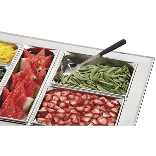 Vollrath Super Pan V Half-Size Anti-Jam Steam Table Pan, 2.5-Inch Deep, Stainless Steel, NSF