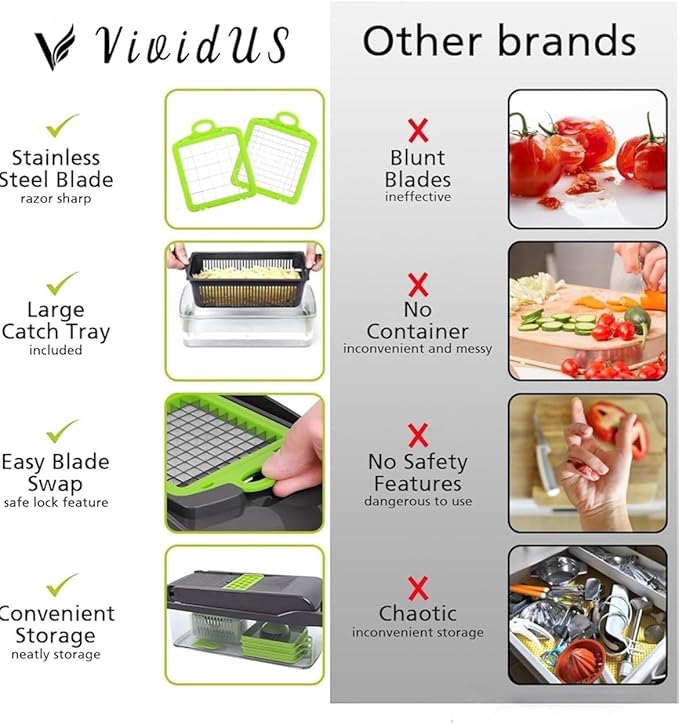 16 in1 pro vegetable chopper, onion chopper, fruit and vegetable slicer with container, vegetable and fruit chopper, Onion cutter, Kitchen gadget