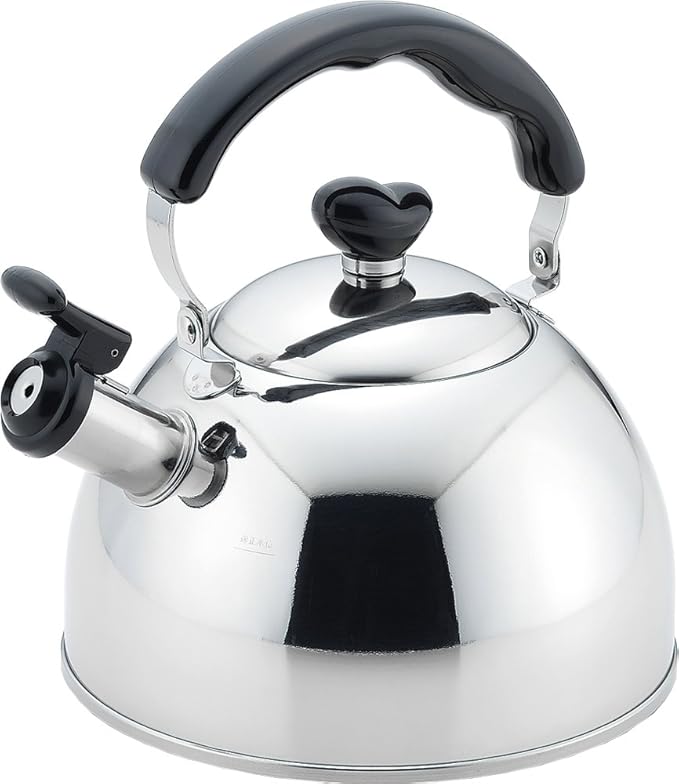 Tamahashi 18-8 Excellent Chef IH Whistling Kettle, 0.8 gal (2.5 L)