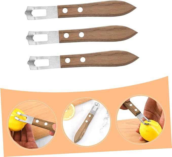 3pcs Stainless Steel Cheese Grater Wear-resistant Lemon Peelers for Fruits Vegetables Multipurpose Kitchen Graters for Easy Grating and Zesting for Cheese Citrus