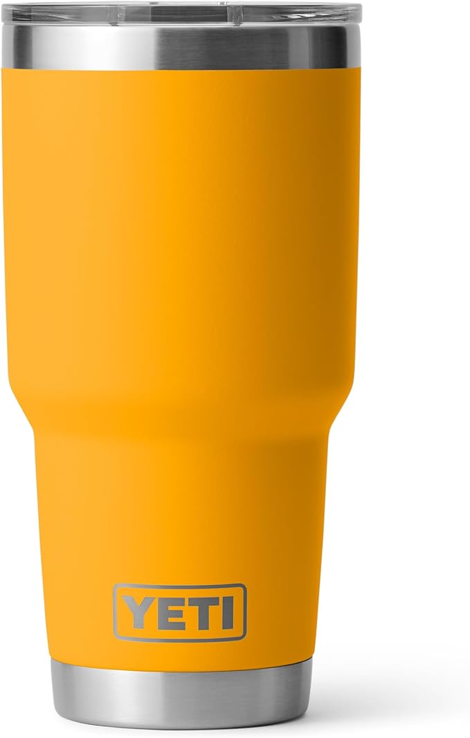 YETI Rambler 30 oz Tumbler, Stainless Steel, Vacuum Insulated with MagSlider Lid, Beekeeper