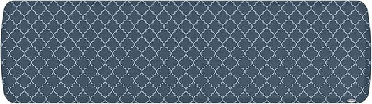 GelPro Elite Premier Anti-Fatigue Kitchen Comfort Floor Mat, 20x72", Lattice Indigo Stain Resistant Surface with therapeutic gel and energy-return foam for health & wellness