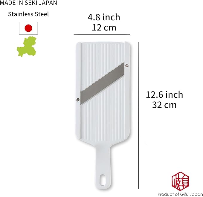 Japanese Mandoline Slicer, Cabbage Shredder, Potato, Vegetable, Onion Slicer with Guard