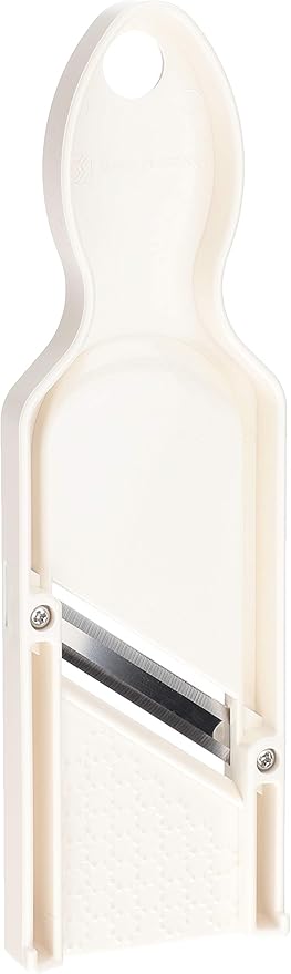 Nagao AMS-610 Tsubamesanjo Double-edged Mini Slicer, White, Made in Japan