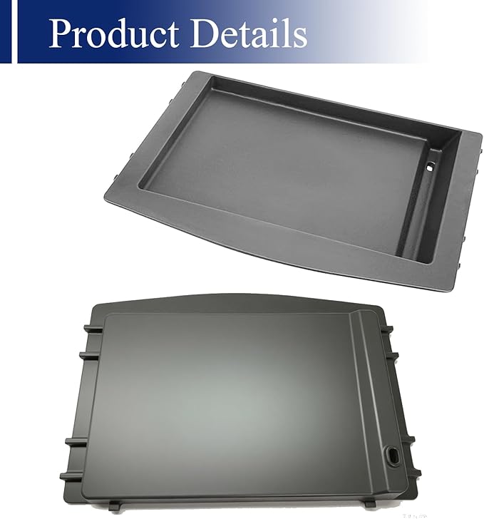 Shengyongh CC7599 (1-Pack) 18.7" L Cast Iron Griddle for Weber Genesis II Grills & II LX 300/400/600 Series, Cast Iron Griddle Plate for Weber GS4 Genesis II Griddle Insert, Replacement Parts for G