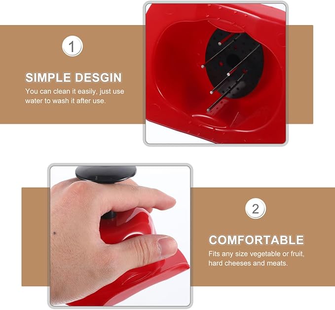 Food Safety Holder for Mandolin Slicer or Grater, Finger Anti-Cut Protectors for Vegetable Grater, Food Slicer Cutter Finger Guard for Mandoline Slicer