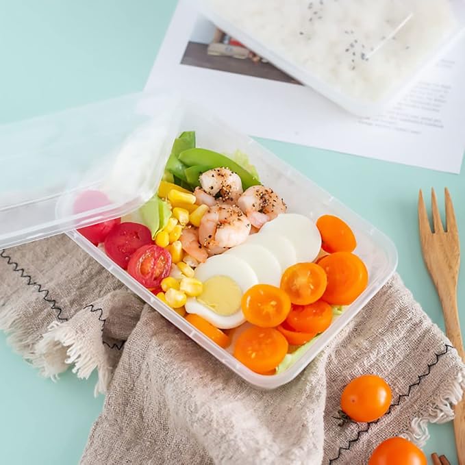 16oz Disposable Food Storage Containers with Airtight Lids, 50Pcs Reusable Deli Meal Prep Containers, Leakproof, Microwaveable, Dishwasher & Freezer Safe