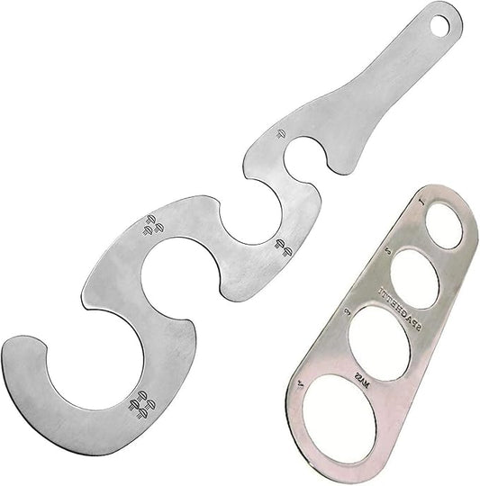 Spaghetti Pasta Measure Stainless Steel Spaghetti Measurer Tool 4 Serving Portion Control Pasta Cooking Tool Kitchen Gadgets 2 Pcs Different structure