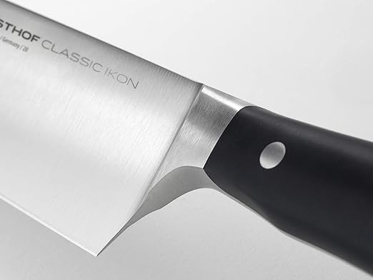Wüsthof Classic IKON Chef's Knife, 9-Inch, Black