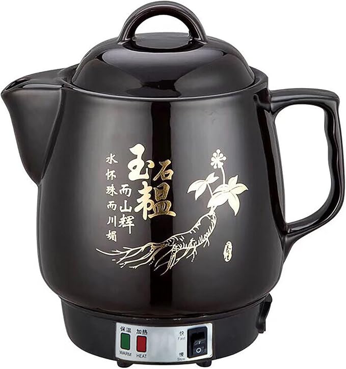 Electric Herbal Medicine Cooker, 4L Automatic Decoction Pot with Audible Reminder & Heat Preservation for Tea & Soup