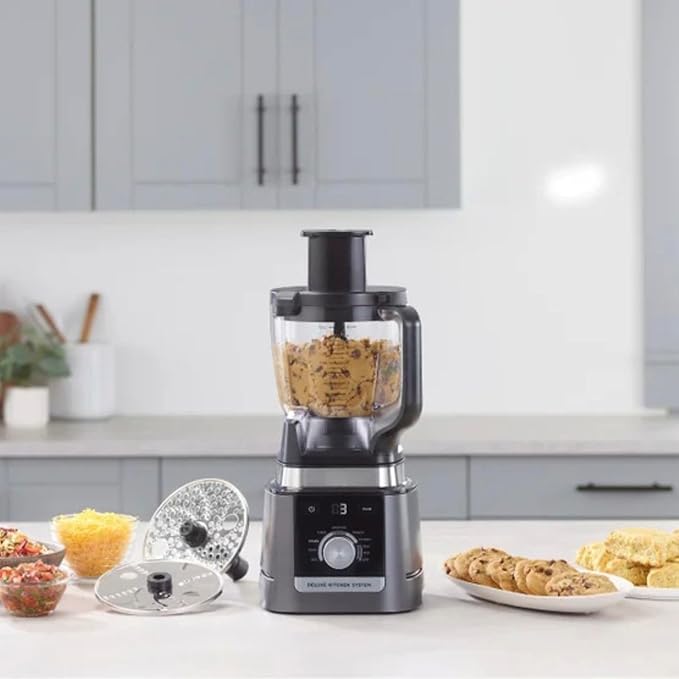 Ninja Deluxe Blender & Kitchen System with 88-oz Pitcher, 9-Cup Food Processor & Auto-iQ Technology – High-Performance Countertop System