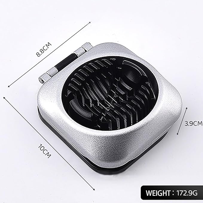 2 in 1 Stainless Steel Boiled Egg Slicer Heavy Duty Strawberry Section Cutter Multipurpose Kiwis Soft Fruit Chopper