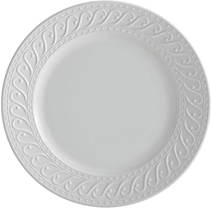 Pfaltzgraff Sylvia Round Porcelain Serving Platter, White