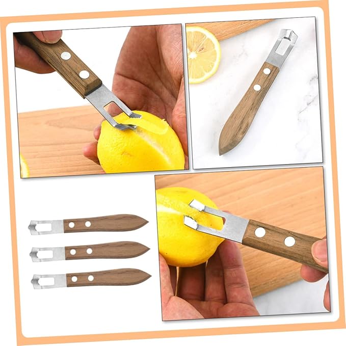Stainless Steel Cheese Grater Set 3-Piece Lemon Zester and Multi-Function Vegetable Slicer for Kitchen Use Wear-Resistant Comfortable to Hold for Fruits and Cheese Preparation
