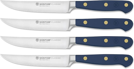 WÜSTHOF Classic Wild Blueberry 4-Piece Steak Knife Set